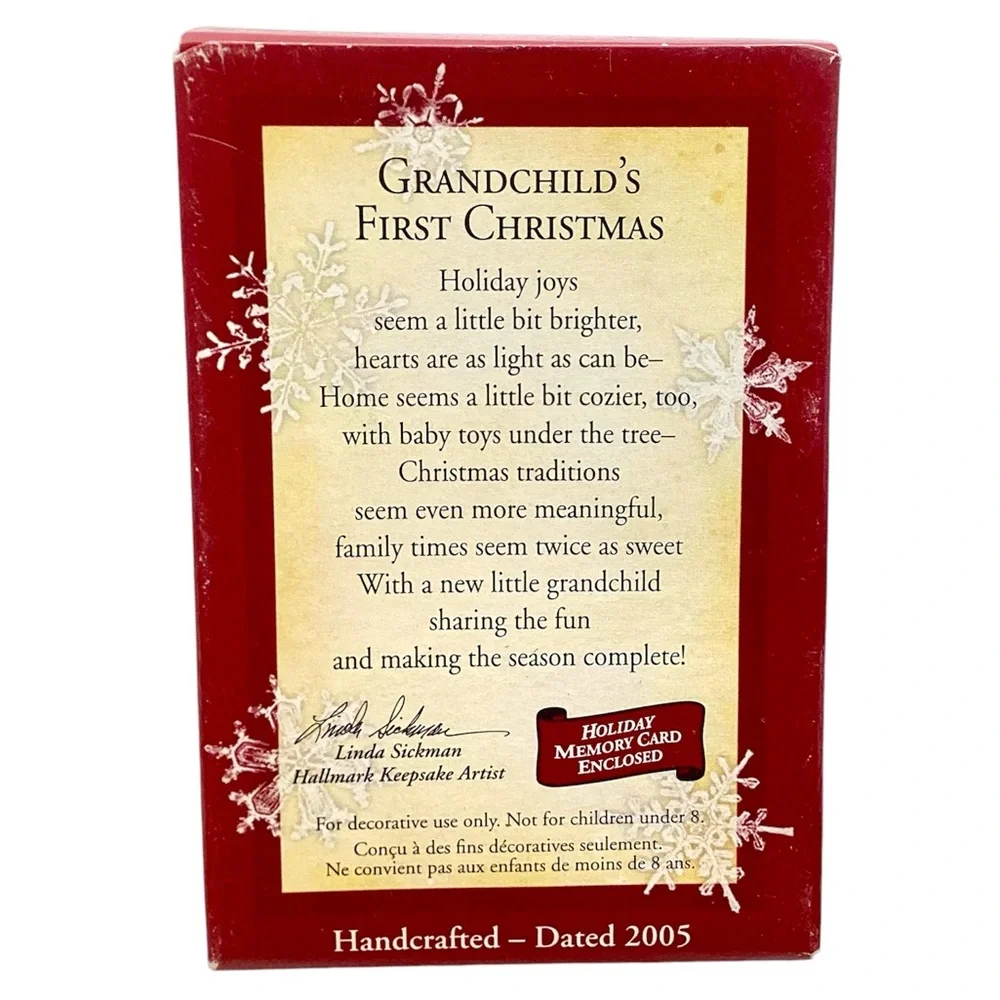 Hallmark 2005 “Grandchild’s First Christmas” Christmas Ornament